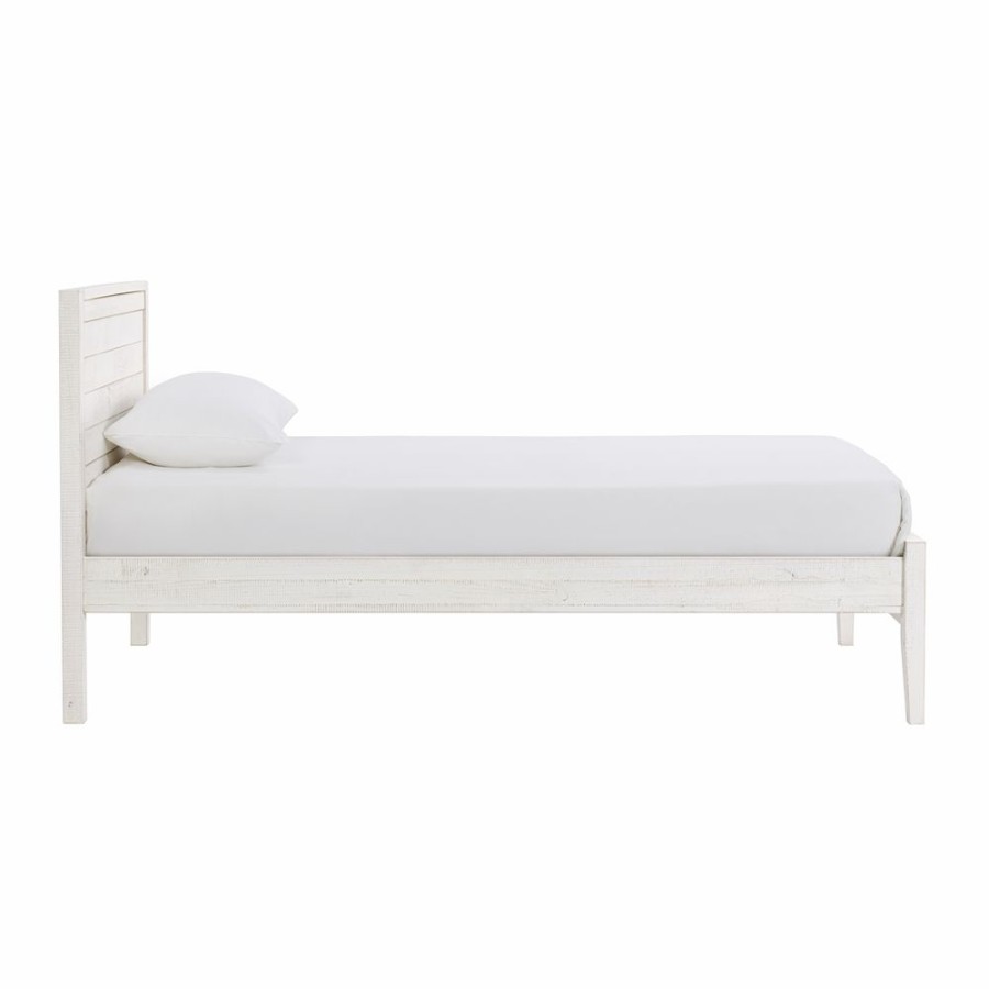 * Alaterre Windsor Driftwood White Twin Panel Bed Hot