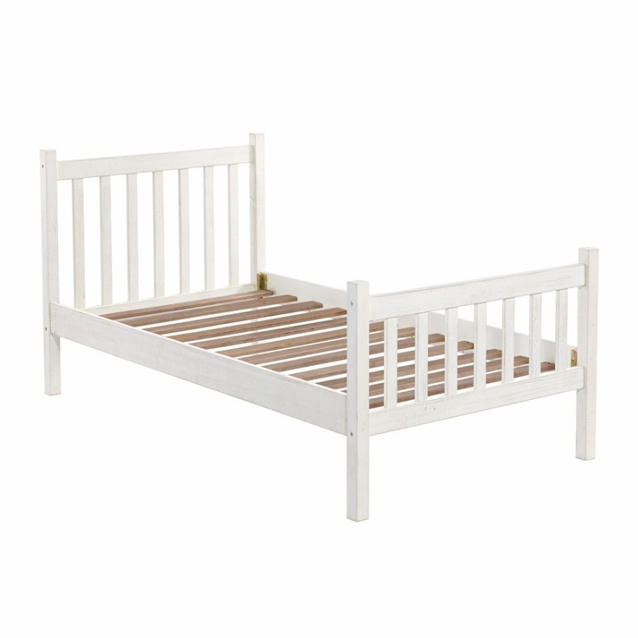 * Alaterre Windsor Driftwood White Slat Twin Bedroom Set 3-Piece Online