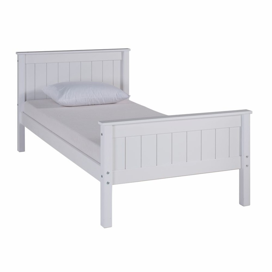 * Alaterre Harmony White Twin Platform Bed Online