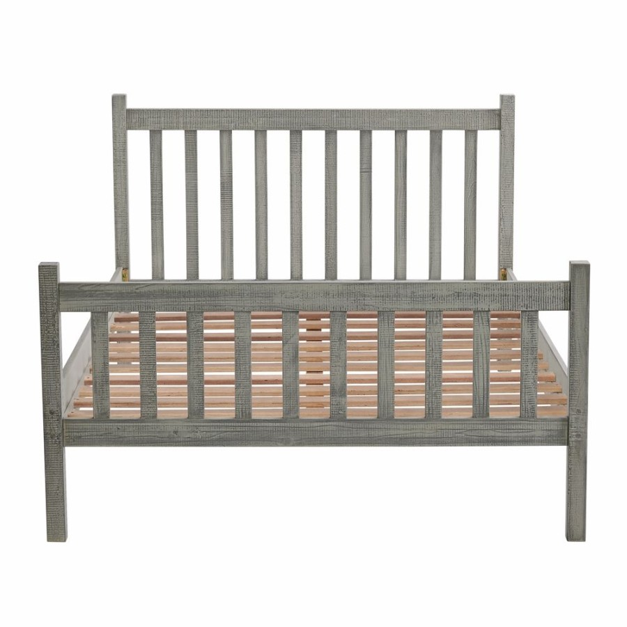 * Alaterre Windsor Driftwood Grey Slat Full Bedroom Set 5-Piece Wholesale