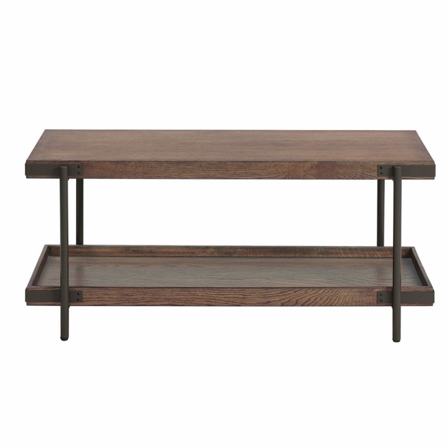 * Alaterre Kyra Rustic Brown Accent Bench Wholesale