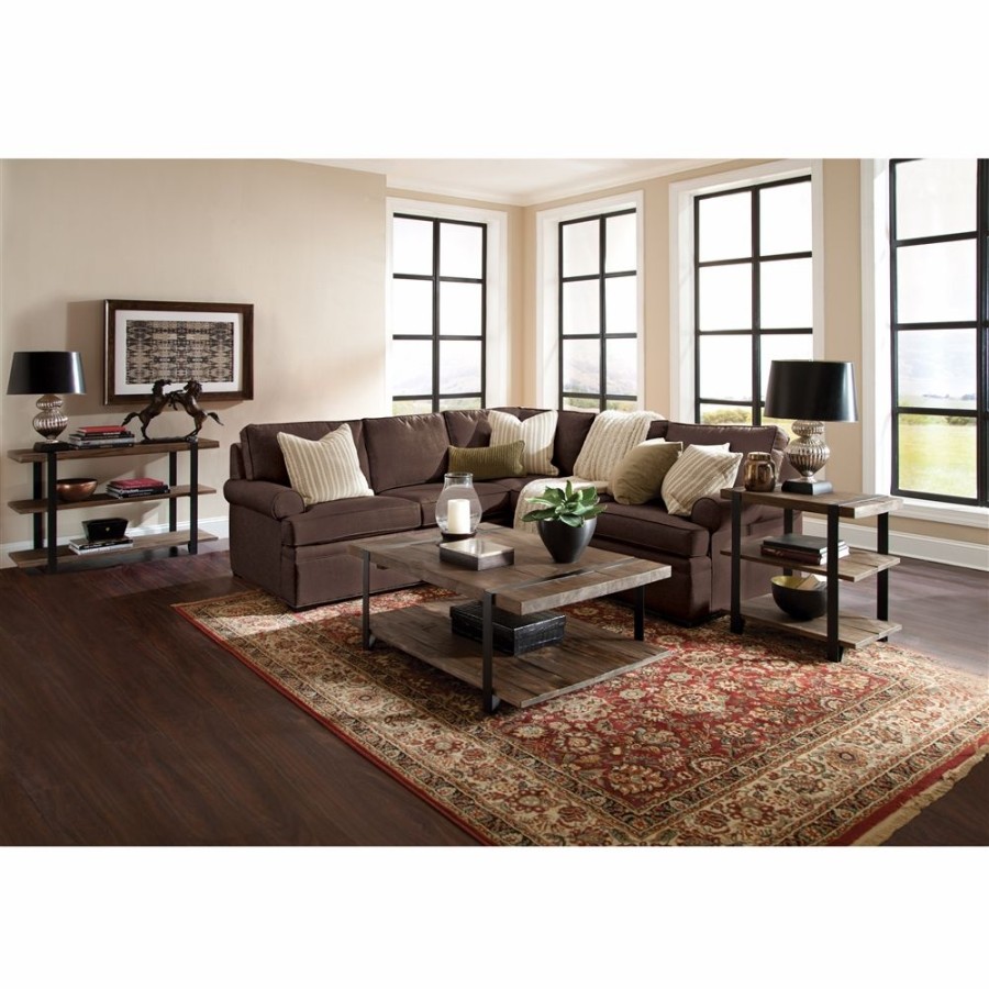 * Alaterre Modesto Brown Wood Coffee Table Online