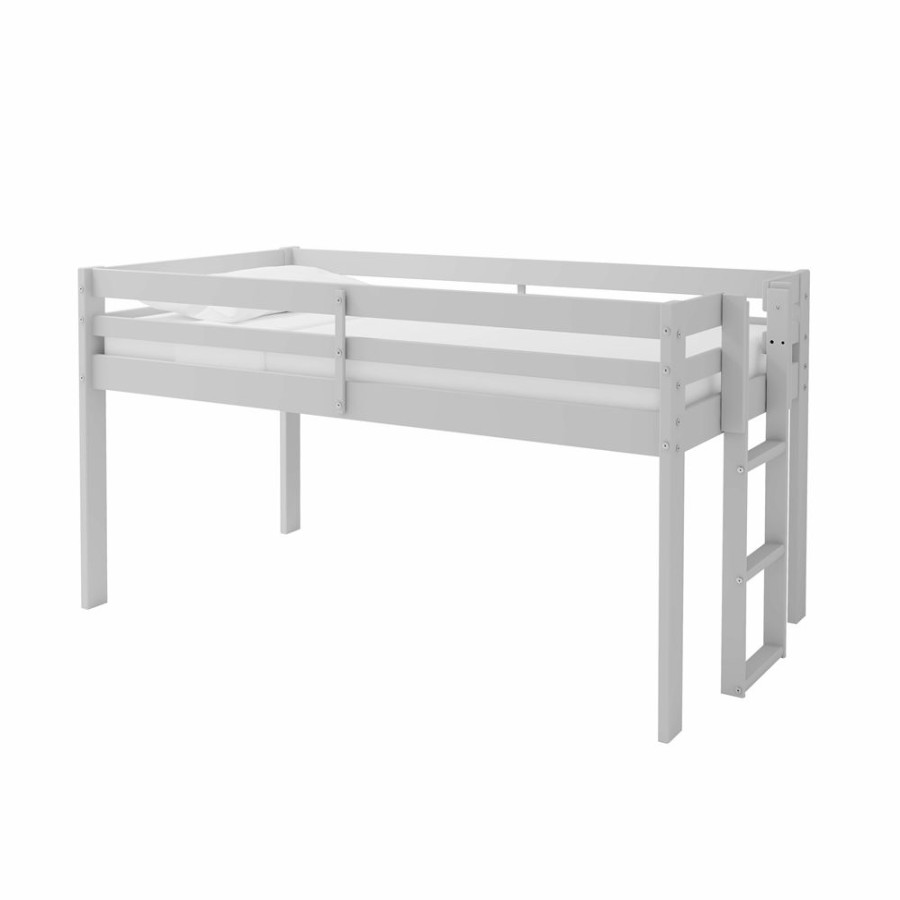 * Alaterre Jasper Dove Grey Twin Frame Loft Bed Clearance