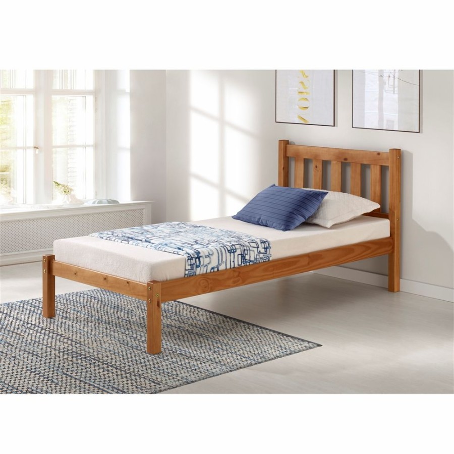 * Alaterre Poppy Cinnamon Twin Platform Bed Hot