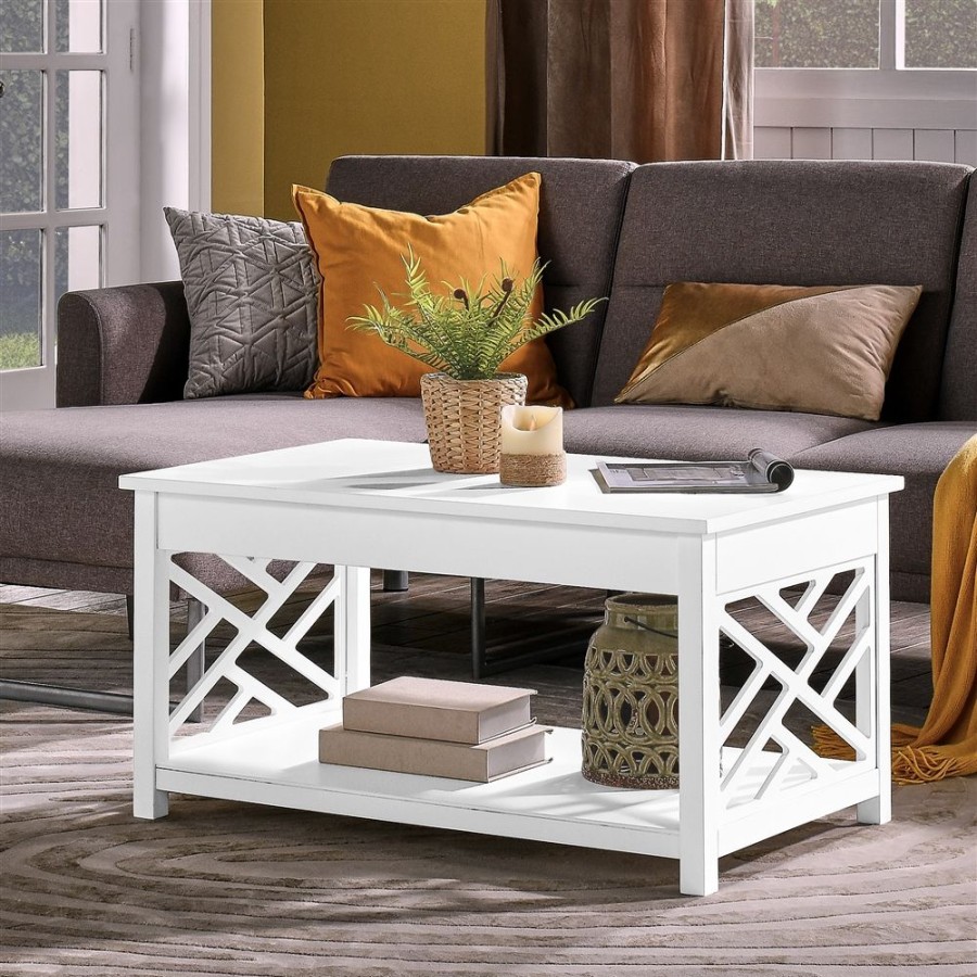 * Alaterre Coventry 36-In Wood Coffee Table Clearance