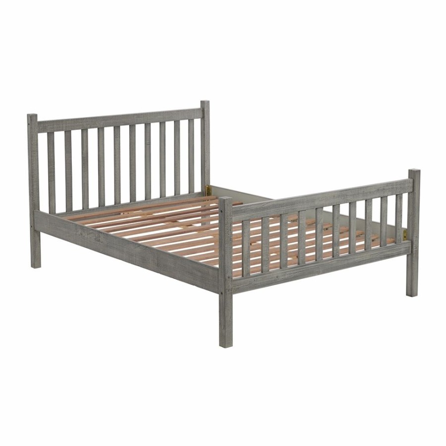 * Alaterre Windsor Driftwood Grey Full Bed Frame Bed Best