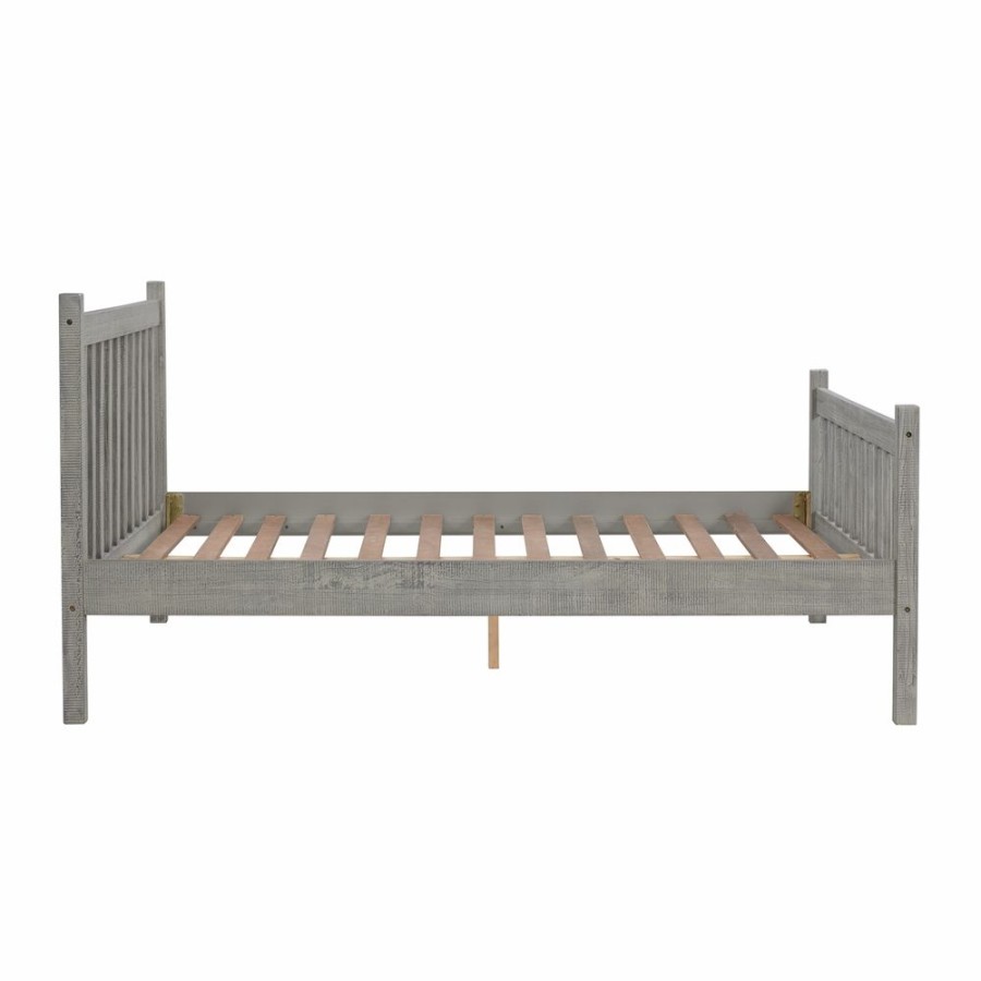 * Alaterre Windsor Driftwood Grey Full Bed Frame Bed Best