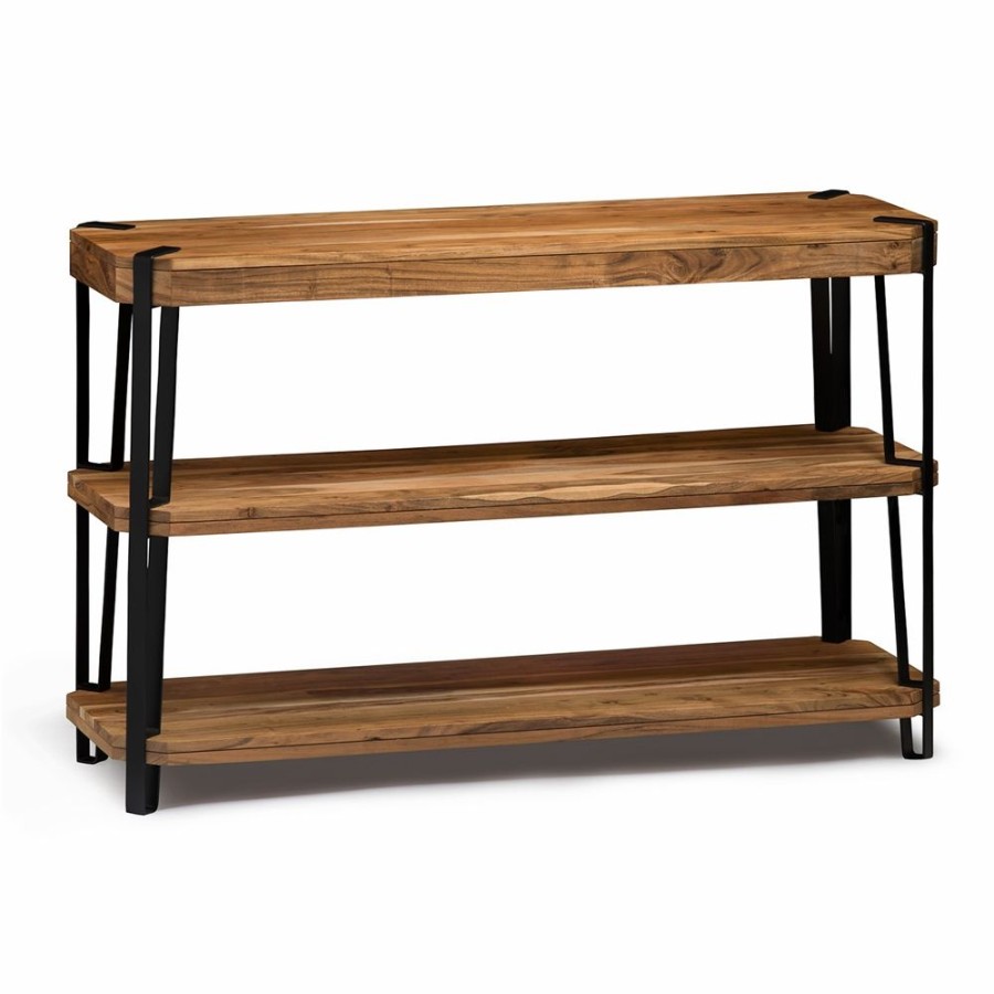 * Alaterre Ryegate Brown Rustic Console Table Best