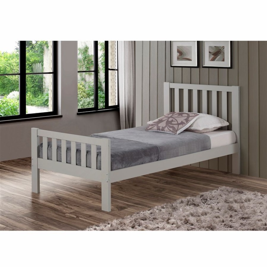 * Alaterre Aurora Dove Grey Twin Frame Bed Online