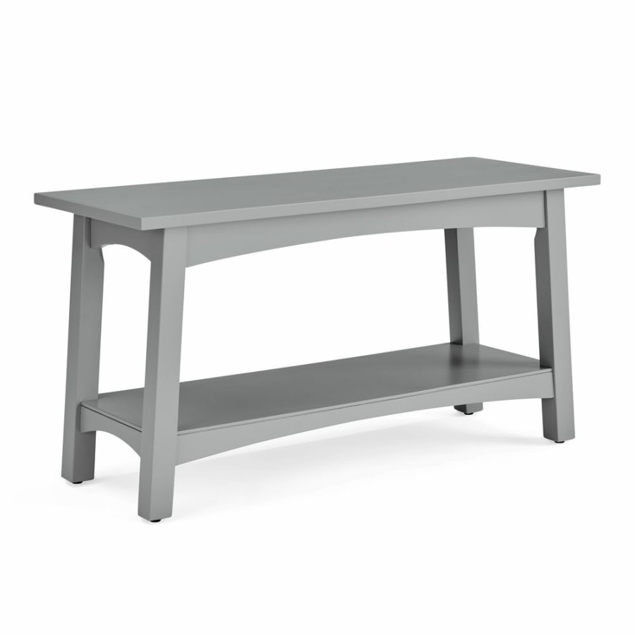 * Alaterre Craftsbury Rustic Grey Accent Bench Wholesale