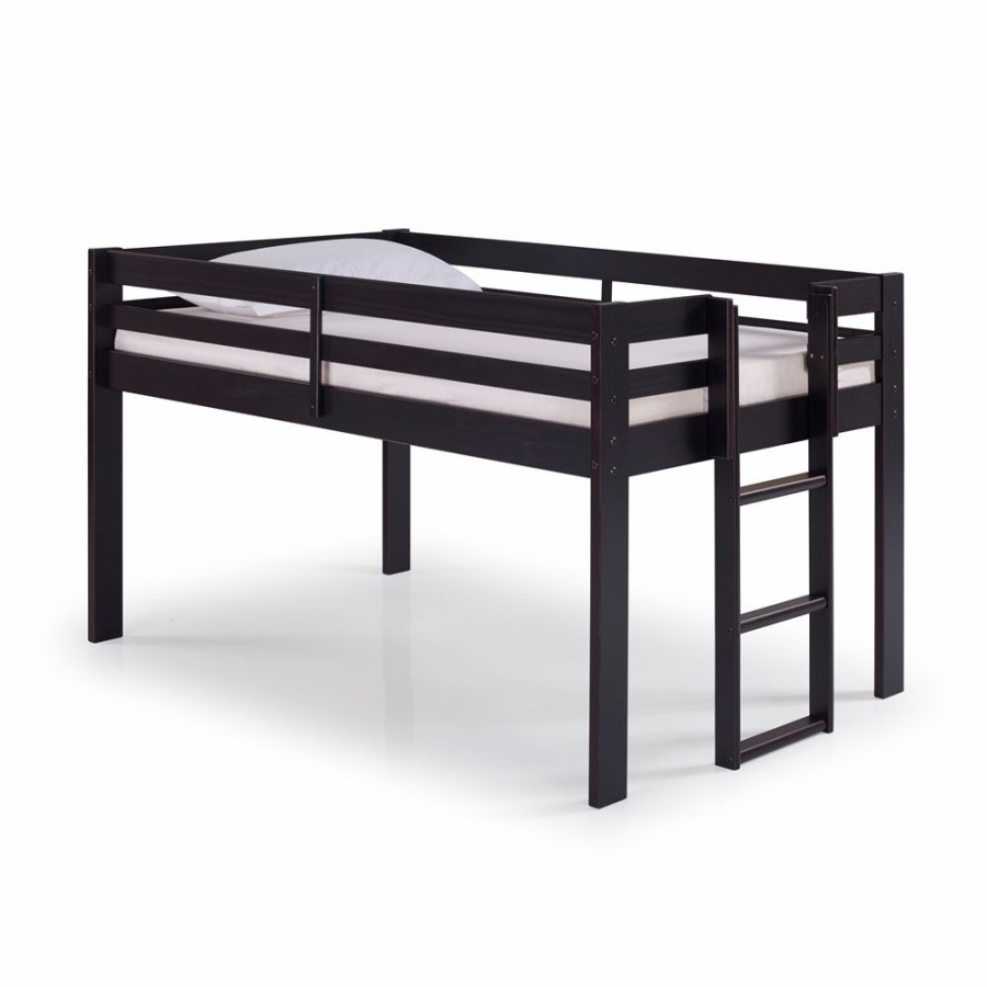 * Alaterre Jasper Espresso Twin Frame Loft Bed Clearance