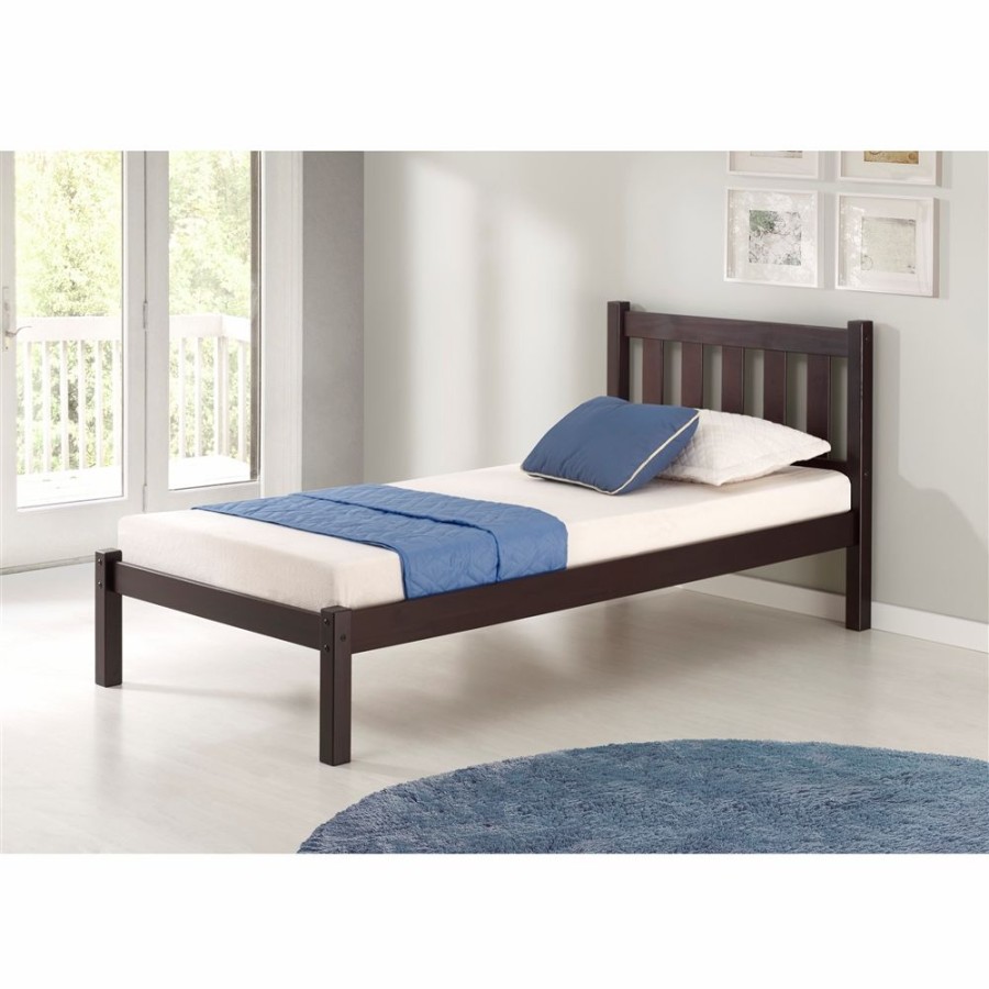 * Alaterre Poppy Espresso Twin Platform Bed Online