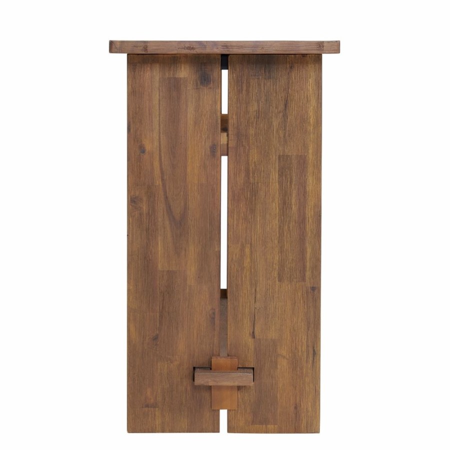 * Alaterre Bethel Natural Aged Brown Rustic Console Table Wholesale