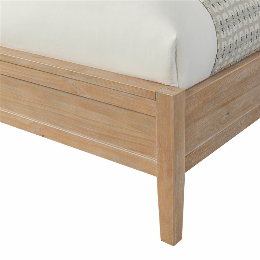 * Alaterre Arden Light Driftwood Queen Panel Bed Clearance