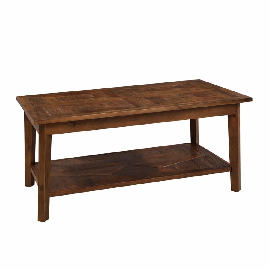 * Alaterre Revive Rustic Brown Accent Bench New