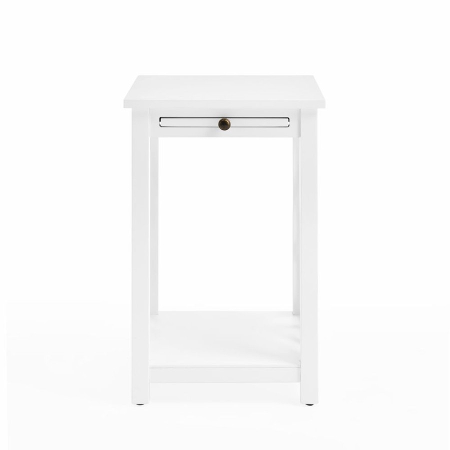 * Alaterre Coventry White Pine Accent Table Set 3-Piece Hot