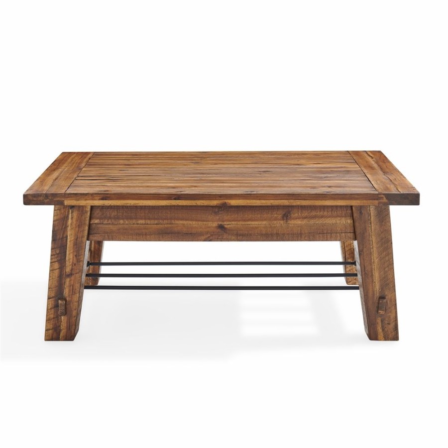 * Alaterre Durango 48-In Industrial Wood Coffee Table Online