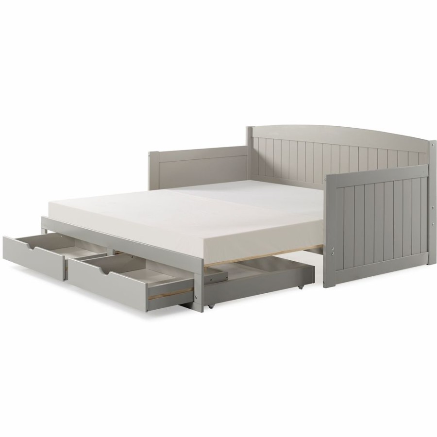 * Alaterre Harmony Dove Grey Twin Day Bed With King Conversion Online