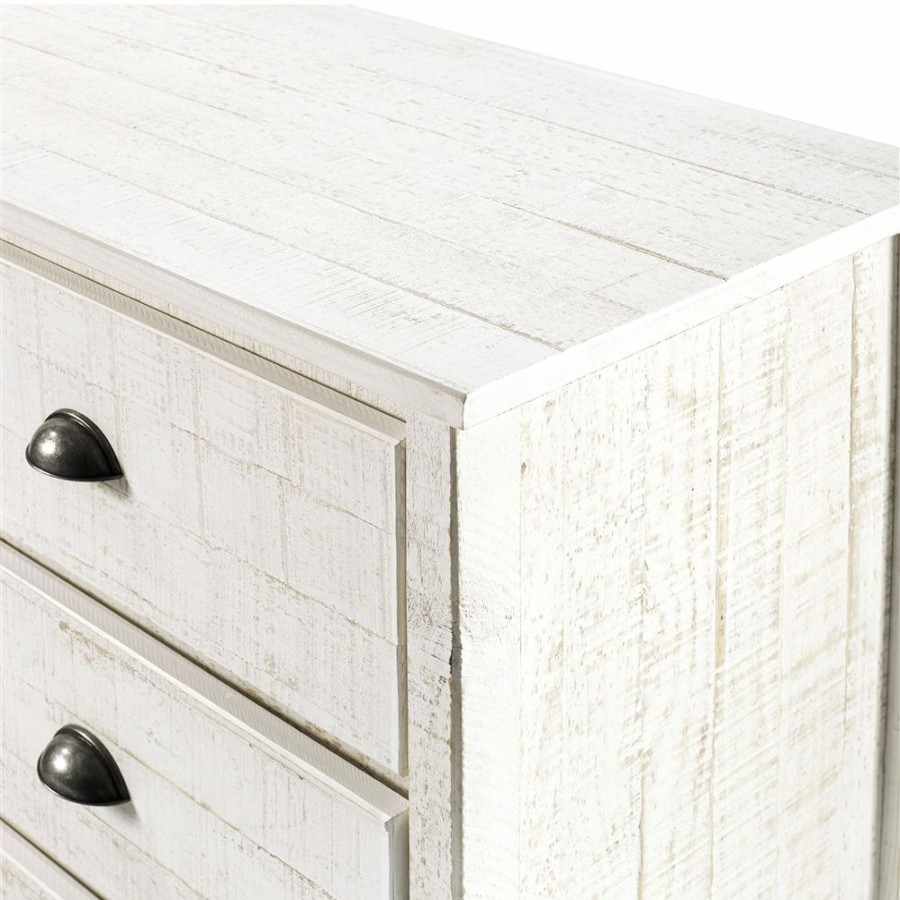 * Alaterre Rustic Rustic White Pine 6-Drawer Double Dresser Best