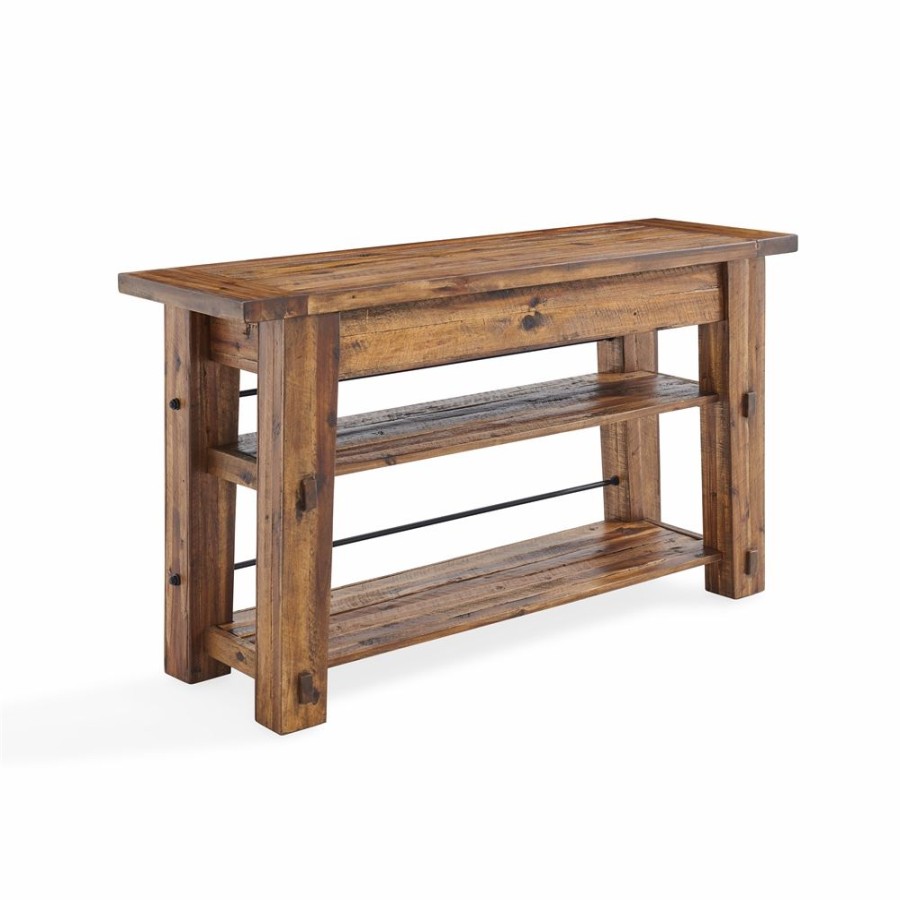 * Alaterre Durango Brown Rustic Console Table Online