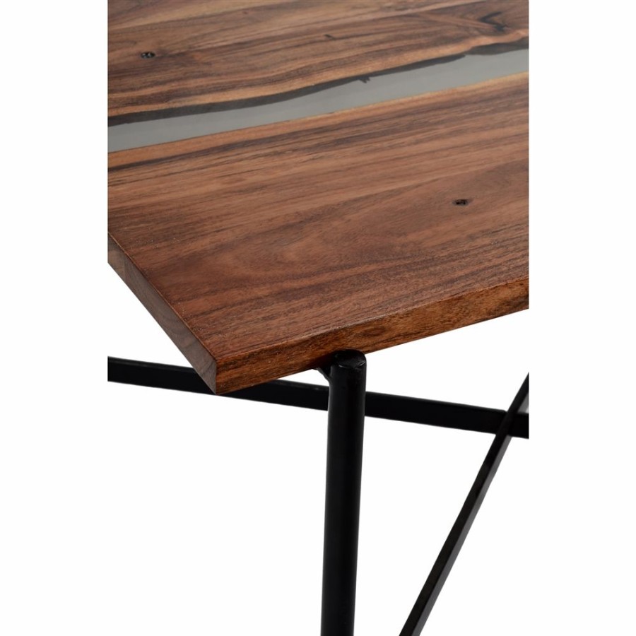 * Alaterre Rivers Edge 36-In Acacia Wood And Acrylic Coffee Table Clearance