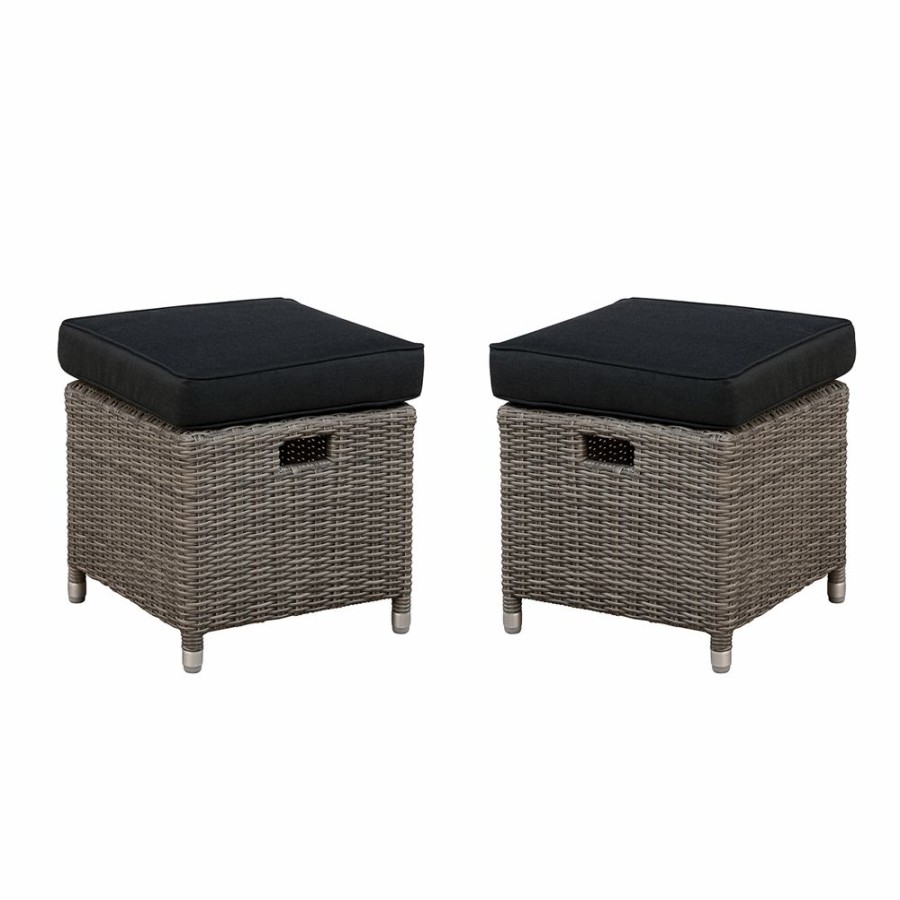 * Alaterre Monaco All-Weather 4-Piece Set With Two Reclining Chairs And Two Ottomans Wholesale