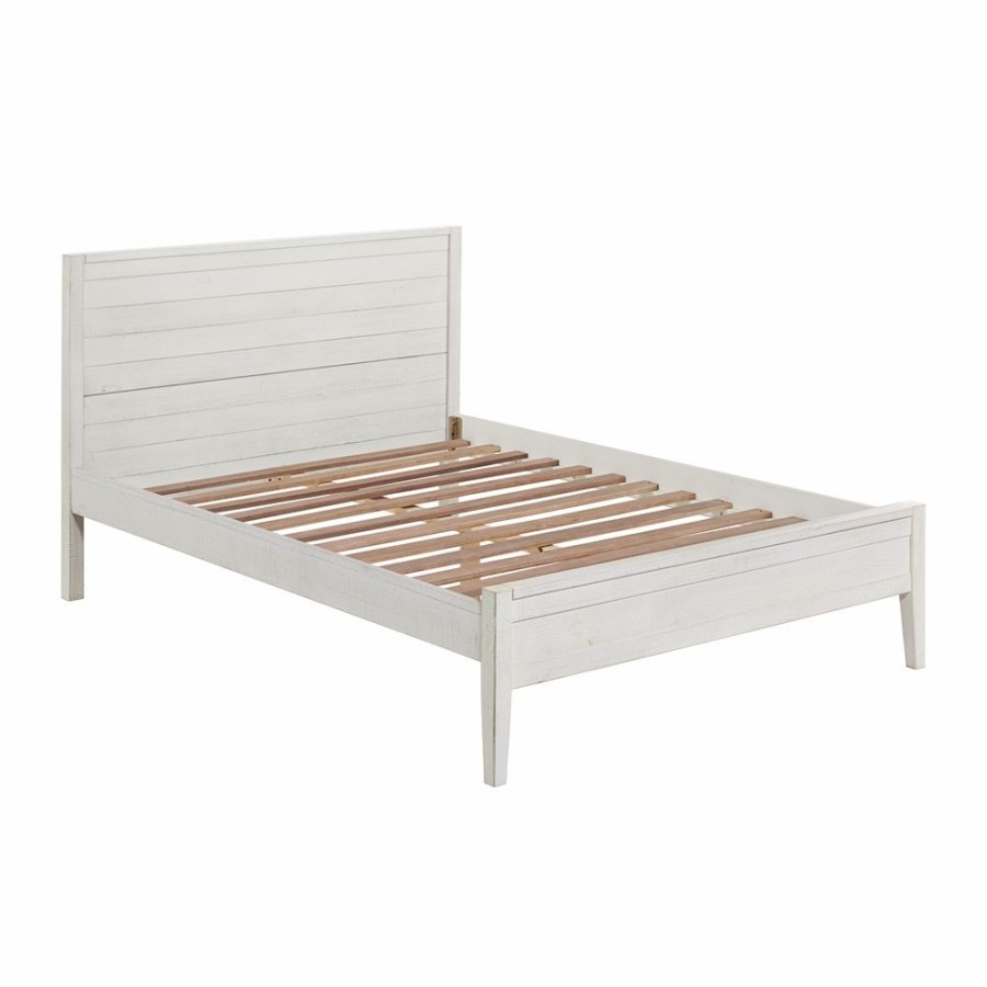 * Alaterre Windsor Driftwood White Full Panel Bed Wholesale