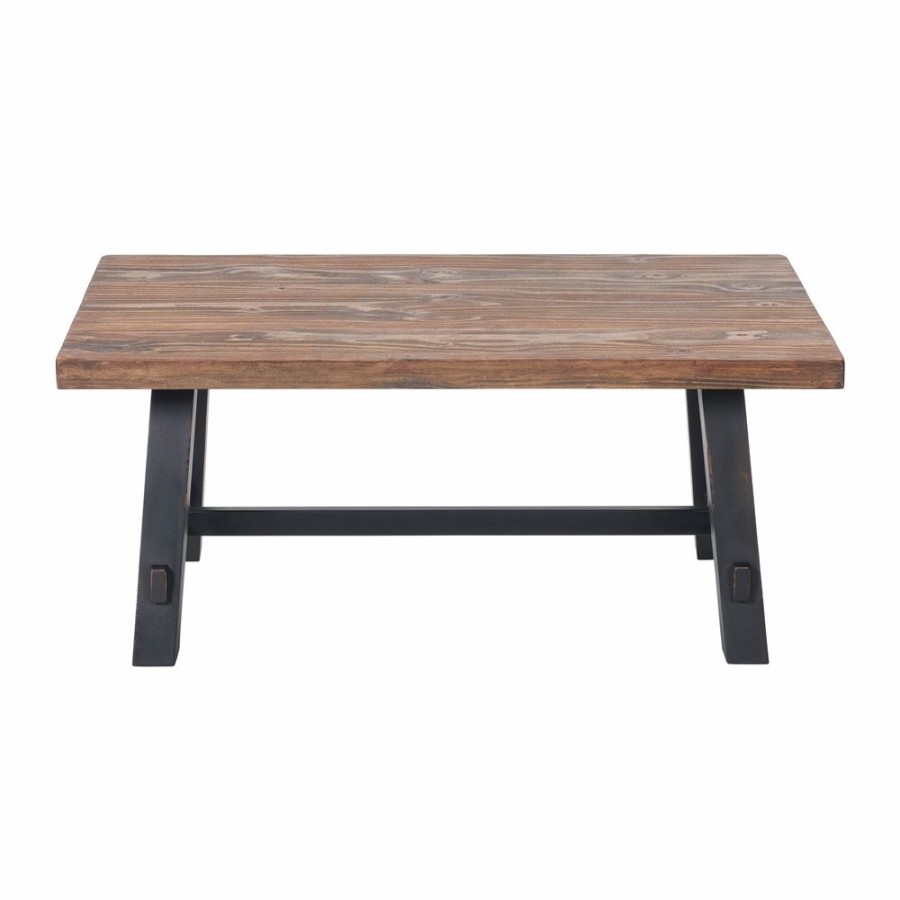 * Alaterre Adam 42-In Solid Wood Coffee Table Hot