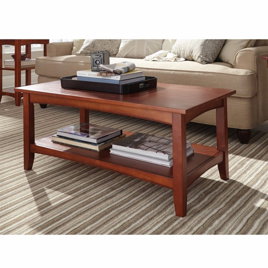 * Alaterre Shaker Cottage 42-In Coffee Table Cherry Wholesale