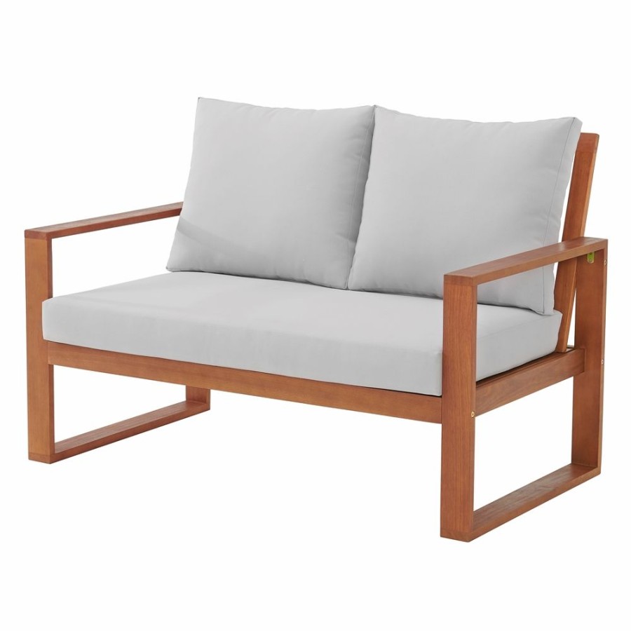 * Alaterre Grafton 51.5-In W X 33.5-In L Natural Wood Outdoor Bench Wholesale