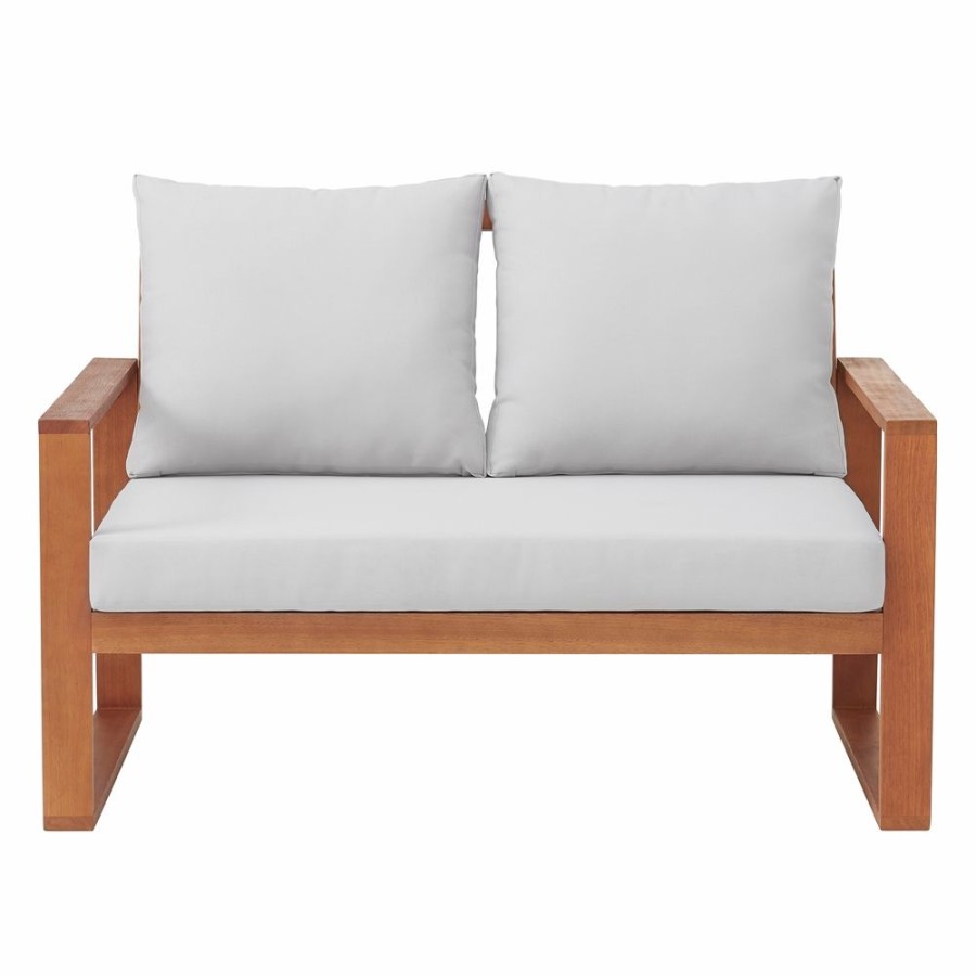 * Alaterre Grafton 51.5-In W X 33.5-In L Natural Wood Outdoor Bench Wholesale