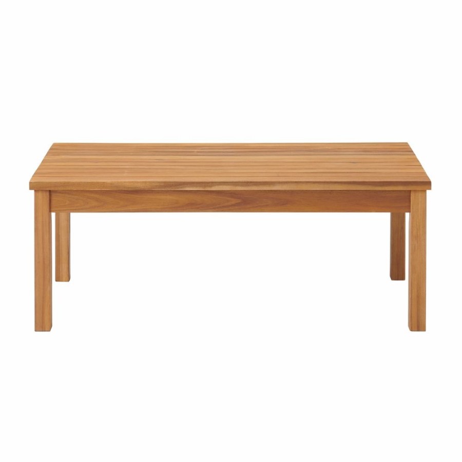 * Alaterre Orwell 47-In W X 29-In L Natural Wood Conversation Bench And Coffee Table Wholesale